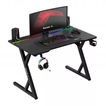 Huzaro Hero 2.4 RGB svart gamingbord