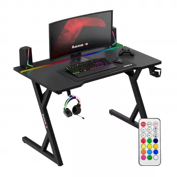 Huzaro Hero 2.4 RGB svart gamingbord
