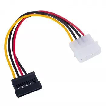 Akyga AK-CA-17 Molex-till-SATA strömadapterkabel, 15 cm