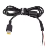 Akyga AK-SC-10 Slim Tip DC-strömkabel för laptopnätaggregat, 1,2 m, svart