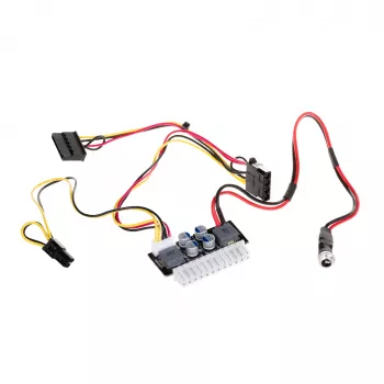 Akyga AK-CA-38 PICO-PSU DC/ATX-nätadapter, 120 W, 12 V DC-ingång, 24-pin ATX, P4, SATA, Molex