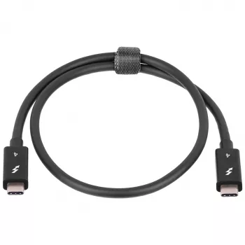 Akyga AK-USB-33 USB-C till USB-C Thunderbolt-kabel, 40 Gbit/s, 100 W, 0,5 m, svart