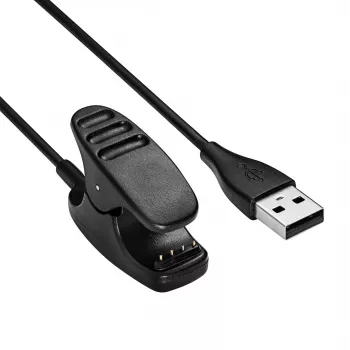 Akyga AK-SW-38 ladd- och datakabel för Suunto 3 / 5 / Fitness / Ambit, USB-A, 1 m, svart
