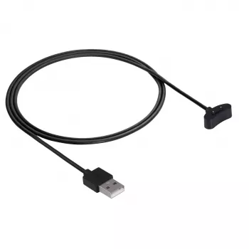 Akyga AK-SW-39 magnetisk laddkabel för Ticwatch Pro 3 GPS / E3, USB-A, 1 m, svart