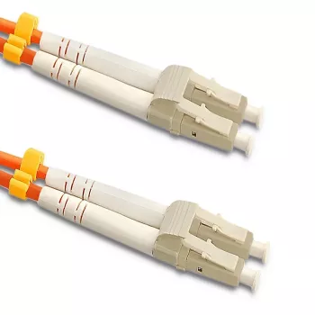 Qoltec fiberoptisk patchkabel LC/UPC till LC/UPC multimode OM2 duplex 20 m