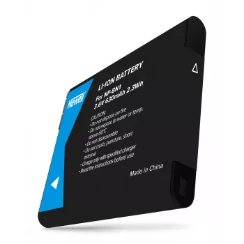 Newell ersättningsbatteri NP-BN1 för Sony-kameror, 630mAh, 3,7V, Li-ion, svart