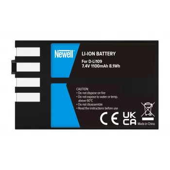 Newell ersättningsbatteri D-Li109 för Pentax