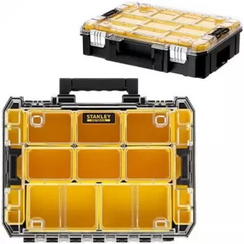 STANLEY PRO-STACK Organizer Duo-Pack (svart/Transparent, 2 delar)