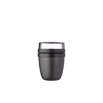 Mepal Lunchpot Ellipse Mini Nordic Black, 300+120 ml