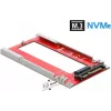 DeLOCK U.2 till M.3 / NF1-konverter - PCIe 4.0 NVMe-adapter, SFF-8639 till SFF-8611/8612