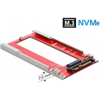 DeLOCK U.2 till M.3 / NF1-konverter - PCIe 4.0 NVMe-adapter, SFF-8639 till SFF-8611/8612
