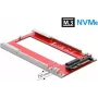 DeLOCK U.2 till M.3 / NF1-konverter - PCIe 4.0 NVMe-adapter, SFF-8639 till SFF-8611/8612