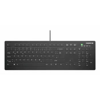CHERRY Contour Design Active Key AK-C8112 fullstort trådbundet USB-saxbrytartangentbord QWERTY svart