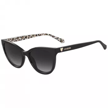 MOSCHINO LOVE damsolglasögon MOL072-S - rektangulär acetatbåge, UV400-skydd, 54/18/140 mm