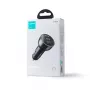Joyroom 3-i-1 billaddare med Bluetooth-FM-sändare, 70W PD, svart (JR-CL26)