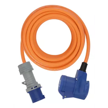 Brennenstuhl 1167650310 Förlängningskabel 10m CEE-kontakt / vinkelkoppling H07RN-F 3G 2,5 mm² blå
