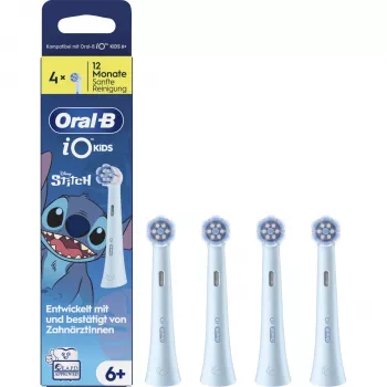 Oral-B iO Kids Stitch ersättningsborsthuvuden 4-pack