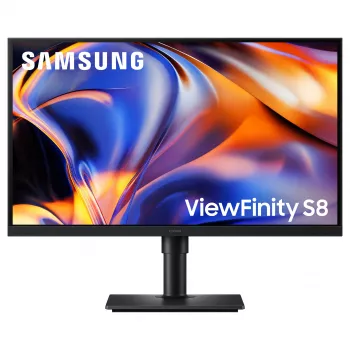 Samsung 27 inch ViewFinity S8 S80HF 5K IPS-skärm med USB-C 90W, höjdjusterbar, HDR400