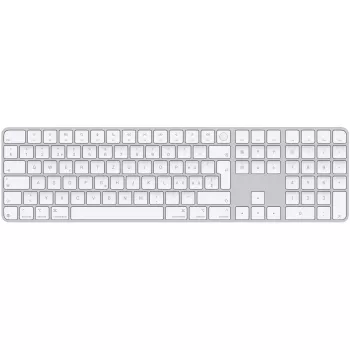 Apple Magic Keyboard med Touch ID och numeriskt tangentbord – silver – US-engelska