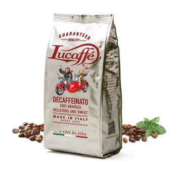 LUCAFFE' Decaffeinato 700 g hela bönor kaffe