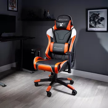 X Rocker Agility eSports gamingstol - svart/orange