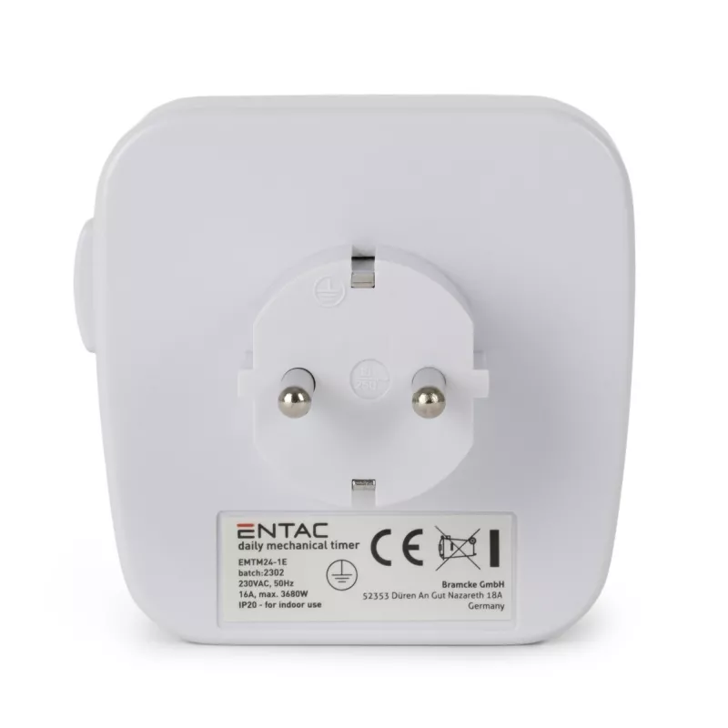ENTAC mekanisk timer mini 24 timmar 48 program