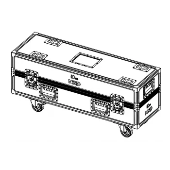 NEXO IDT-2CASE84 flight case med hjul för 2x ID84 / ID84T högtalare