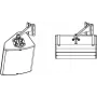 NEXO VNI-WM380 Wall Mount Bracket for P15 Loudspeaker 380 mm incl. 2x