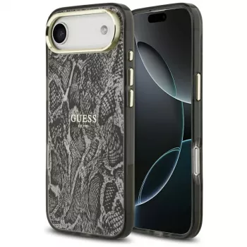 Guess Python Pattern MagSafe-skal för iPhone Air - svart