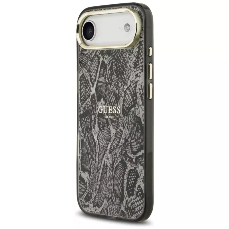 Guess Python Pattern MagSafe-skal för iPhone Air - svart
