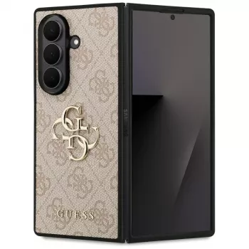 Guess Big 4G Logo Classic-skal för Samsung Galaxy Z Fold7, rosa