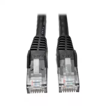 Tripp 25ft Cat6 Gigabit Snagless Molded patchkabel RJ45 M/M svart