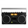 WeAreRewind Curtis portabel kassettbandspelare med Bluetooth svart