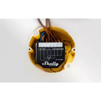 Shelly Wave Shutter LR Controller - Z-Wave Plus v2 motorkontroller för rullgardin