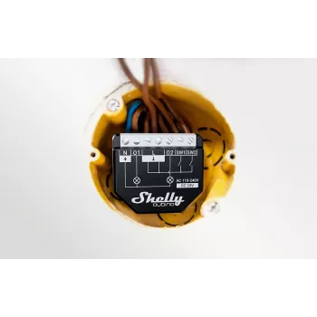 Shelly Wave 2PM EU LR Z-Wave smart ljusbrytare 2-kanalig effektmätning