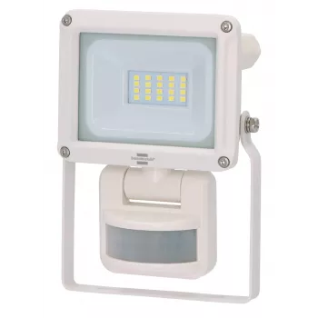 Brennenstuhl LED-strålkastare JARO 1060 P med infrarörelsesensor, 10W, 1060lm, dagsljusvit 6500K, IP65, IK08, väggmontering, 1m kabel
