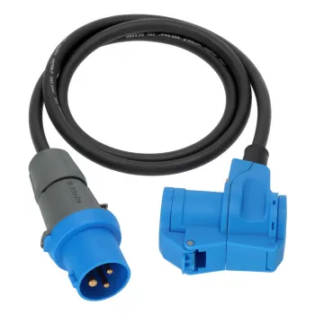 Brennenstuhl CEE-adapterkabel 230V 16A 1,5m H07RN-F 3G2.5 svart
