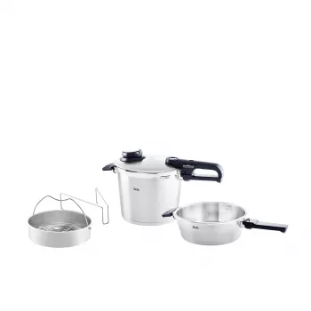 Fissler Vitavit Premium Duo set tryckkokare, 6 och 2,5 L