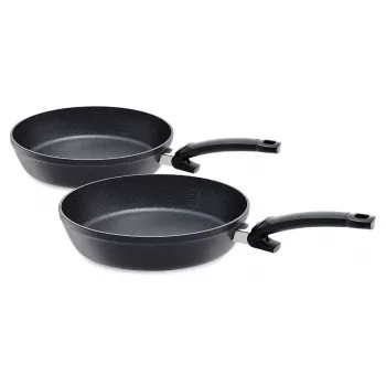 Fissler Adamant Comfort stekpanneset 28 cm + 24 cm, non-stick, induktionsklar, 2 delar