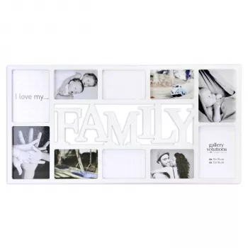 NIELSEN DESIGN Family Collage White Resin Gallery 8999331