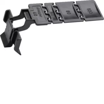 HAGER BA7CLIP hållarclips för kabelkanalsystem, ABS/polykarbonat, vit