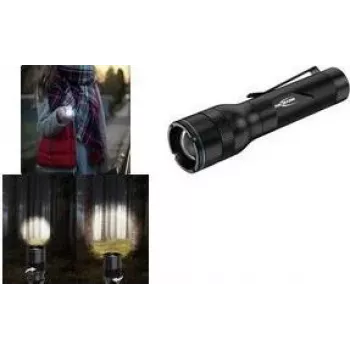 ANSMANN LED ficklampa Adventure TA100BF, svart med bältesklämma, ljusflöde: 110 lumen, lystid: 4 timmar, 1 st (1600-0760)