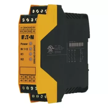 Eaton säkerhetsrelä ESR5-NO-31-24VDC 24 V DC 3 NO + 1 NC skruvplint DIN-skena