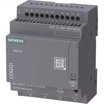 Siemens LOGO! 230 RCEo basmodul utan display AC/DC 6ED1052-2FB08-0BA3