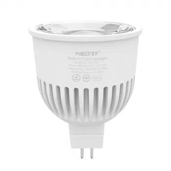 MIBOXER FUT112 LED-retrofit GU5.3/MR16 6W RGB-CCT 2,4GHz Smooth Dim smart spotlightlampa