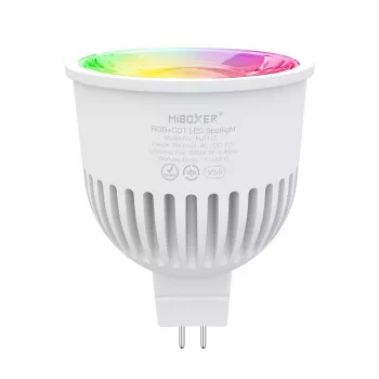 MIBOXER FUT112 LED-retrofit GU5.3/MR16 6W RGB-CCT 2,4GHz Smooth Dim smart spotlightlampa
