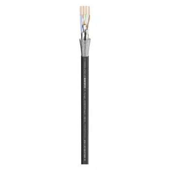 Sommer Cable SC-Mercator CAT.7 PUR nätverkskabel, PUR, Ø 6,4 mm, svart, säljs per meter (581-0071)