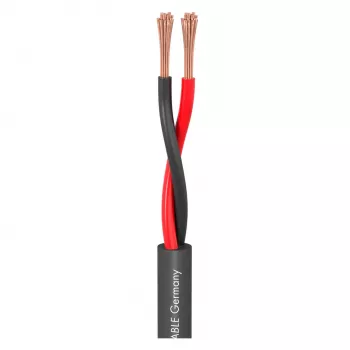 Sommer Cable Meridian Mobile SP215 Speaker Cable 2 x 1.5 mm² PVC Black (Meterware)