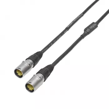 Sommer Cable SC-Mercator CAT.7 PUR nätverkskabel, 8 x 0,14 mm², RJ45 till RJ45, NEUTRIK, svart, 3 m (P7NE-0300-SW)