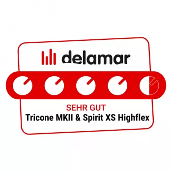 Sommer Cable Tricone MKII instrumentkabel, 1 x 0,22 mm², 6,3 mm monokontakt till 6,3 mm monokontakt, HICON, svart, 3 m (TRWT-0300-SW)